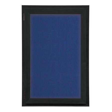 United Visual Products Outdoor Enclosed Combo Board, 42"x32", Satin Frame/White Porc & Forbo UVCB4232OD-WHTPORC-FORBO